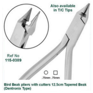 Bird beak Pliers with Cutters (115-0389)