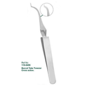 Buccal tube Tweezer Cross Action (115-0455)