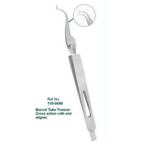 Buccal tube Tweezer Cross Action (115-0456)