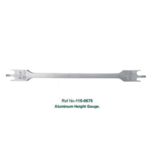 Aliumnum height Guage .022" (115-0675)