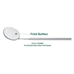 Fornt Surface Mirror Size 9 with Handle (115-0683)