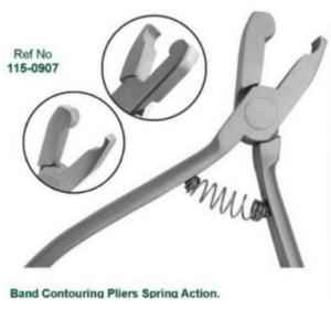 Band contouring Pliers Spring action (115-0907)